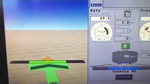 Ag Leader InCommand 1200 running Raven Hawkeye HD