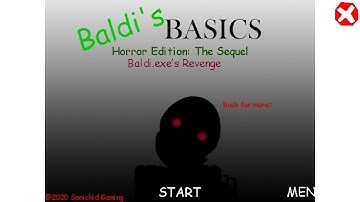 Baldi Basics Horror Edition: The Sequel Baldi.exe