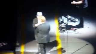 U2 with Paul Simon - snippet of "Mother and Child Reunion" MSG NYC 7/30/15