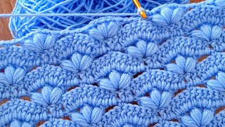 Watch now! You won't believe how fast this stitch is! very nice crochet pattern