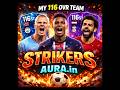 My 116 ovr team strikers Aura 😎.#fifa #shorts