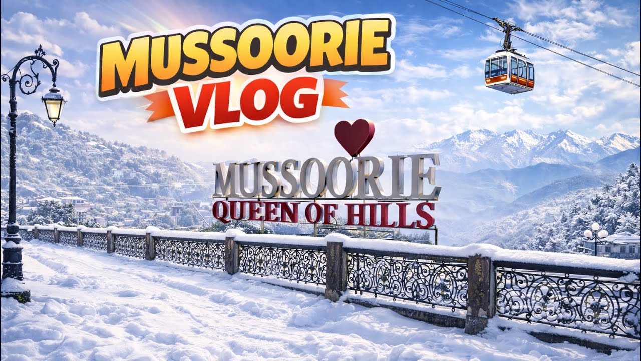 mussoorie snowfall view 😍🧿❤️