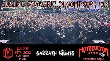 Sublime Cadaveric Decomposition - Official Live @ Motocultor 2022 - Sabbath Nights