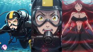 Diver Becomes an Octopus Woman?!! 🐙 Male to Female Transformation Animation | TG TF Comic Dub