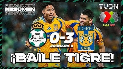 Resumen y goles | Santos 0-3 Tigres | Liga Mx - AP2024 - J4 | TUDN