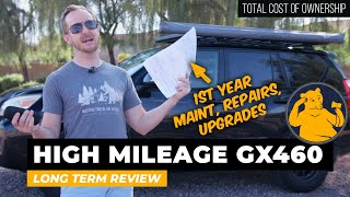 High Mileage GX460 One Year Review  Total Cost of Ownership