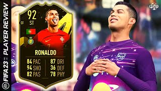 🐐 92 IF CRISTIANO RONALDO PLAYER REVIEW - FIFA 23 ULTIMATE TEAM (TOTW)