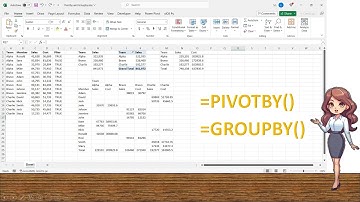 MS Excel: Complete Guide to use Groupby and Pivotby functions newly introduced by Microsoft