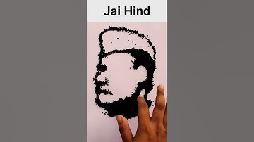 Subhash Chandra Bose Drawing | Netaji drawing | How To Draw Netaji Subhash Chandra Bose #Shorts