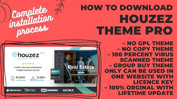 Houzez real estate Wordpress theme download 100% Original with license key