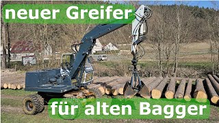 neuer Greifer für 53 Jahre alten Bagger, lohnt sich das?