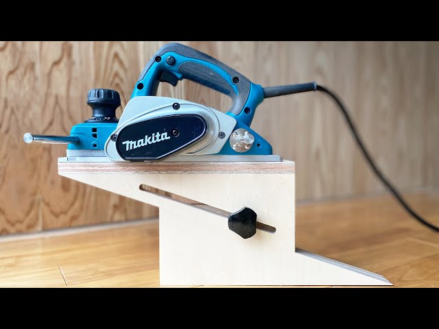 Mini Power Planer Stand / Jointer / Thicknesser – Hand Tool Conversion