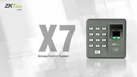 ZKTeco X7 Biometric Fingerprint Access Control System