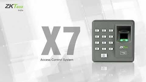 ZKTeco X7 Biometric Fingerprint Access Control System