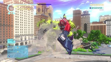 TRANSFORMERS: Devastation Optimus Prime vs Devastator 2015