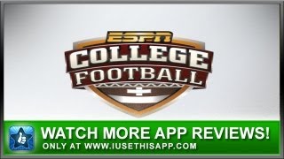 ESPN College Football iPhone App - Sports iPhone App screenshot 1