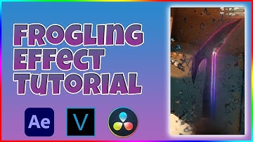 How to make the FROGLING EFFECT!!!!!!