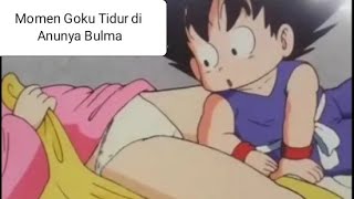 momen goku tidur di selangkangan bulma