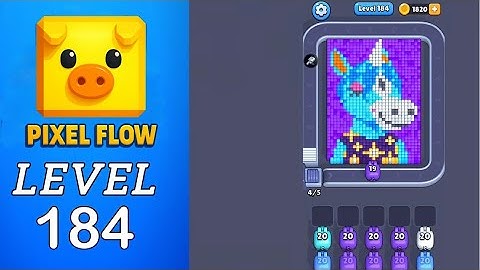 Pixel Flow Level 184 Walkthrough