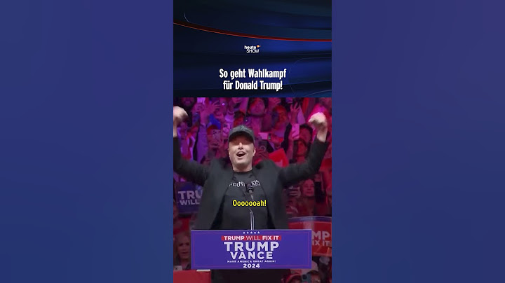 So geht Wahlkampf für Donald Trump | heute-show #shorts