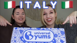 TASTING ITALIAN SNACKS | Universal Yums | Super Yum Box | November 2022 | Italy