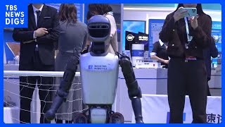 警察官の役割も…中国で人型ロボット開発進む　米中貿易摩擦の激化の中「労働力不足解消」「経済の起爆剤」切り札なるか｜TBS NEWS DIG