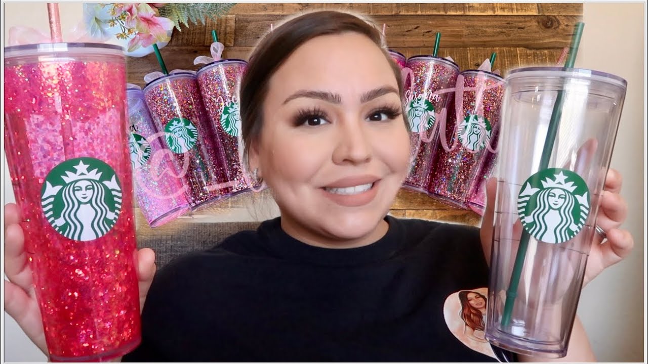 24oz Starbucks Snowglobe Tumbler, Donut Snowglobe Tumbler, Donuts,  Starbucks Snowglobe, Gifts for Her, Snowglobe Cups, Starbucks Cups 