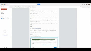 How to accept your YouTube Partnership invite