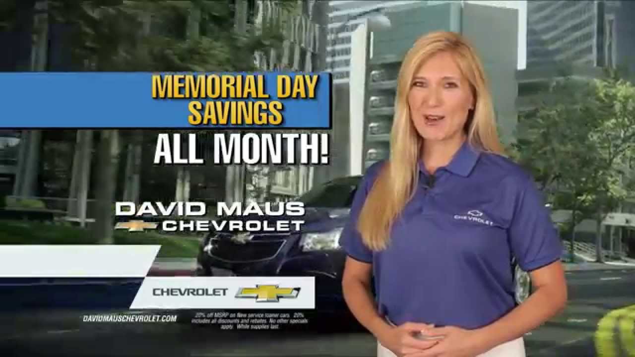 David Maus Chevy >> Memorial Day Savings All Month At David Maus Chevrolet David Maus Chevy >> Memorial Day Savings All Month At David Maus Chevrolet