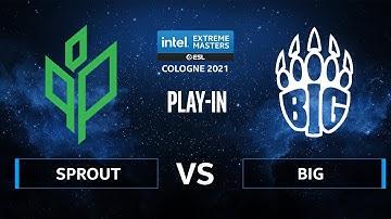 CS:GO - Sprout vs BIG [Dust2] Map 1 - IEM Cologne 2021 - Play-In