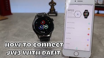 How to connect JW3 to iPhone with Da Fit IOS App
