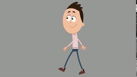 walk cycle in flash,flash tutorial ,flash animation , walk step ,side walk ,walk tutorial,char walk