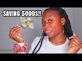 HOW I SAVED 5000$ IN 6 MONTHS | Money saving tips, Budgeting, how to save money on a low income