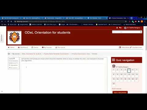 How To Use ODEL / E - Learning Portal For Exams, Cats, Group Work And Classes For Beginners VOL 1