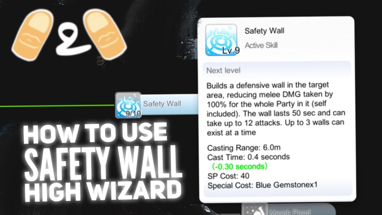 Ragnarok Mobile Eternal Love How to Cast Use Safety Wall Skills Tips