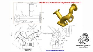 SolidWorks Tutorial for Beginners | Exercise 11