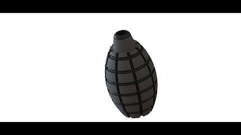 hand bomb (part 1) - solidworks toturial