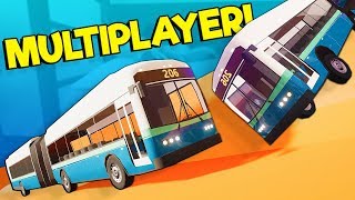 OB & I Battled to See Who the BEST Bus Driver is! - Snakey Bus Update Gameplay screenshot 2