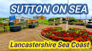 SUTTON ON SEA Full Seafront tour of SUTTON ON SEA near Mablethorpe, Lincolnshire, England