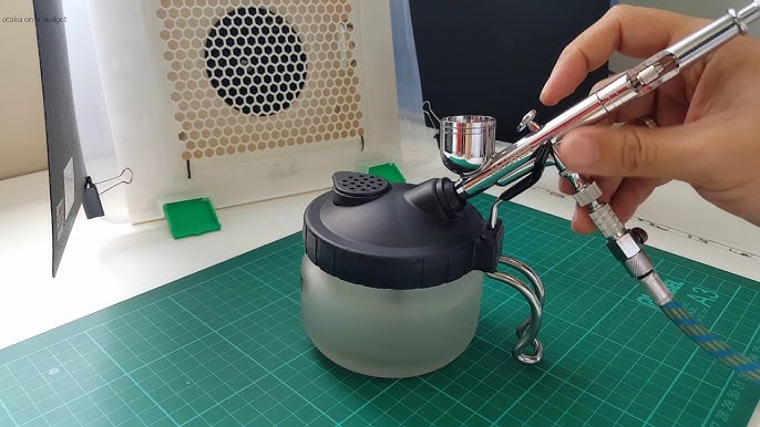 Product Review  Air Brush Cleaning Pot, Harbor Freight. 