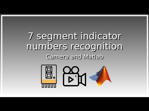 7 segment indicator numbers recognition