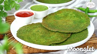 Healthy Palak Moonglet Recipe | Protein Rich Breakfast Recipe | Chetna Patel Recipes