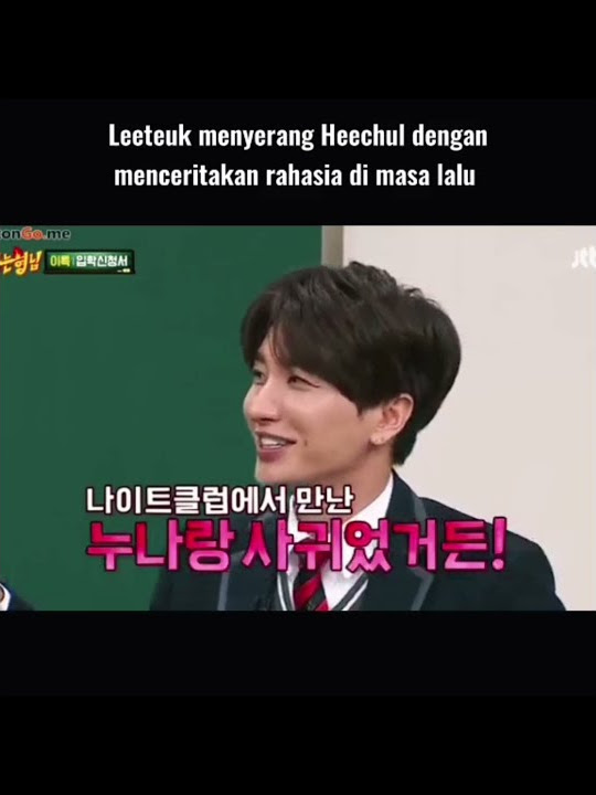 Leeteuk nh pk acara bongkar rahasia✌ kn shindong jd ikutan jg🤭 #superjunior#leeteuk#heechul#shindong