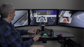 Baron B58 on FSX on Triple Display Package