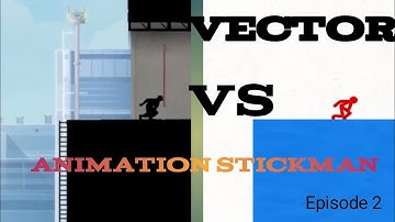 All vector Tricks In Stickman Animation ( Parkour Game ) Episode 2