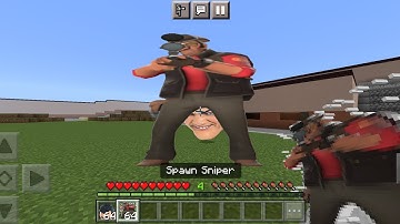 Sniper Nextbot Added in Minecraft PE | Evade_Part5_Addon