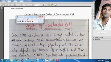 Order Of Constructor Call Inside Inheritance C++