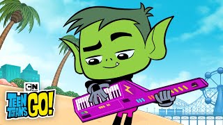 Best Beast Boy Bangers 🎶 | Teen Titans Go! | Cartoon Network Resimi