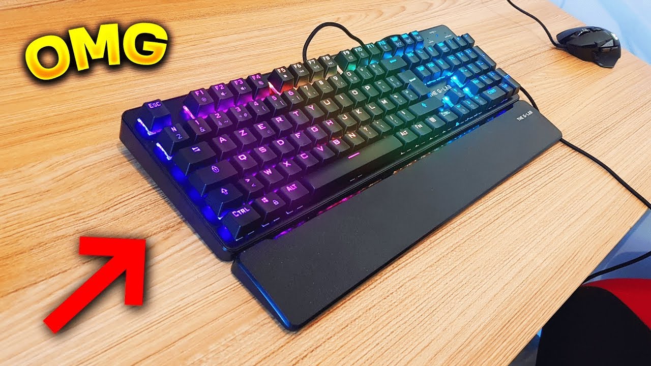 Ce Clavier Est Très Lumineux! (The G-Lab, unboxing, test) 