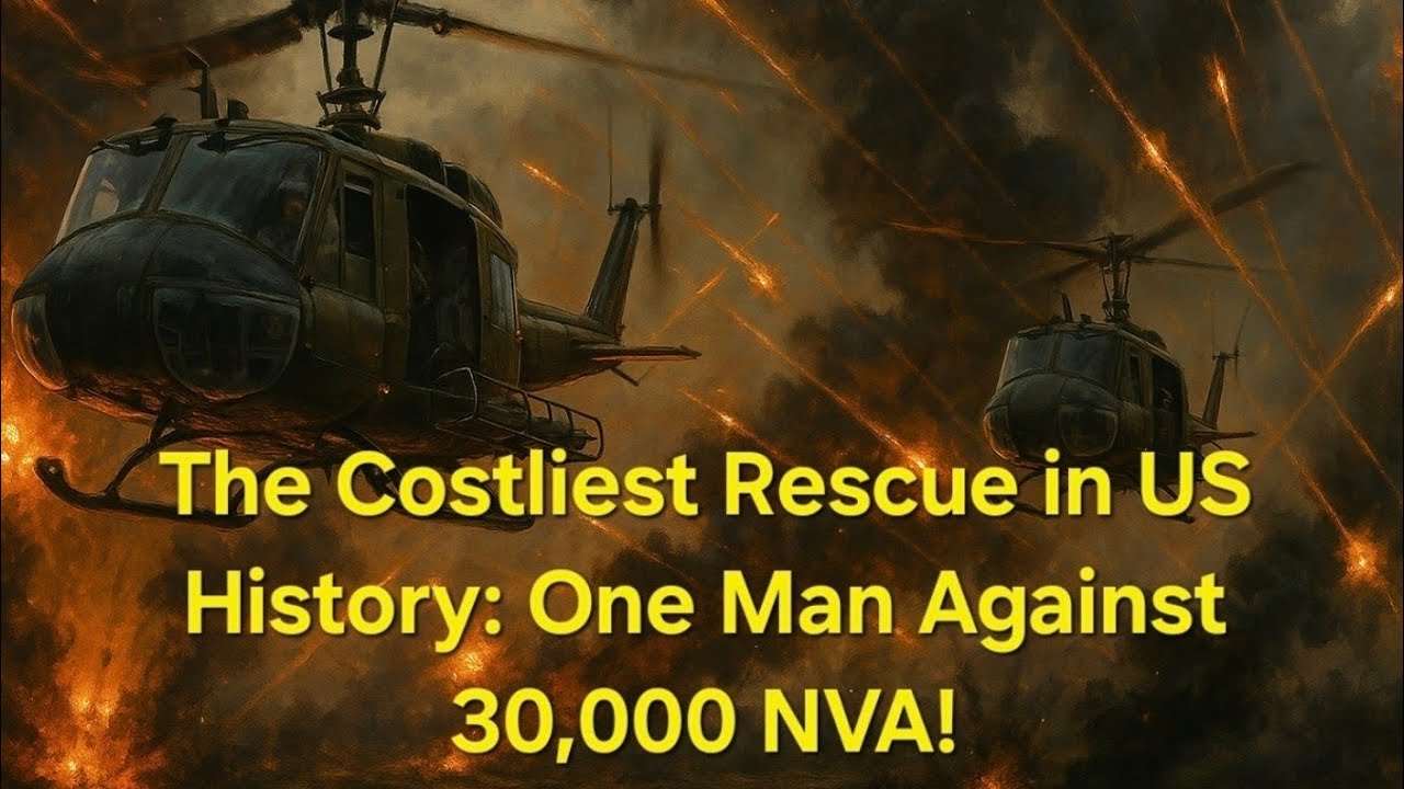 The Costliest Rescue in US History: One Man Against 30,000 NVA!